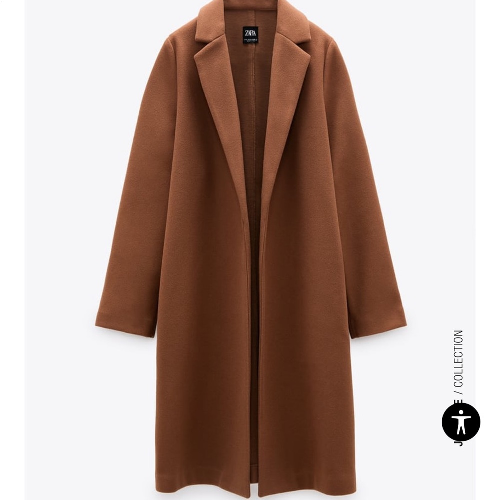 NWT Zara Lapel Coat